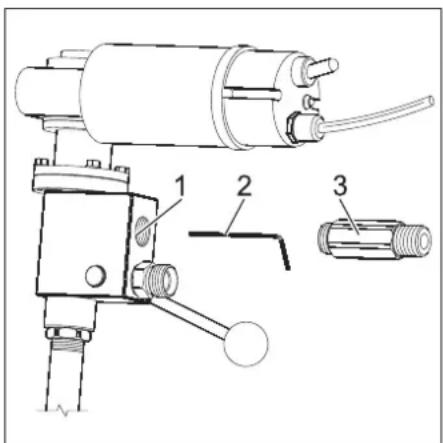 Kärcher BC 1412 - Fúvókát kicserélni - 1