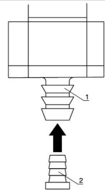 Kärcher DS 3 - Connect the detergent hose - 1