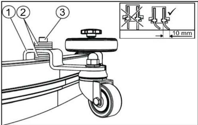 Kärcher BD 80100 W Classic Bp - Réglage de la hauteur - 1
