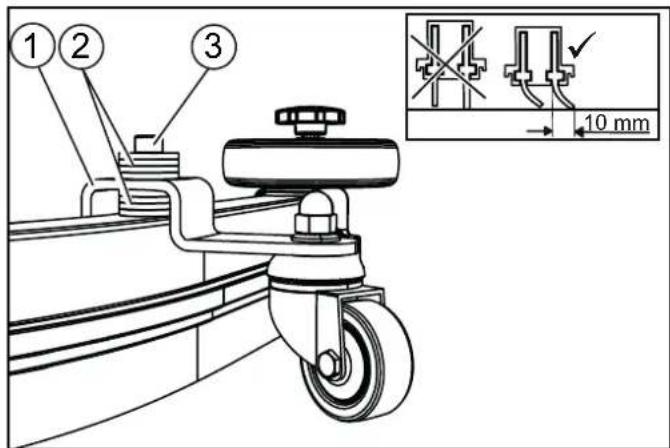 Kärcher BD 80100 W Classic Bp - Adjusting the height - 1