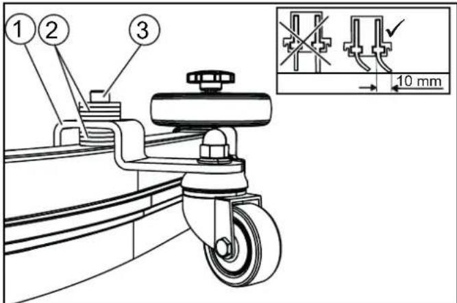 Kärcher BD 80100 W Classic Bp - Ajuste de la altura - 1