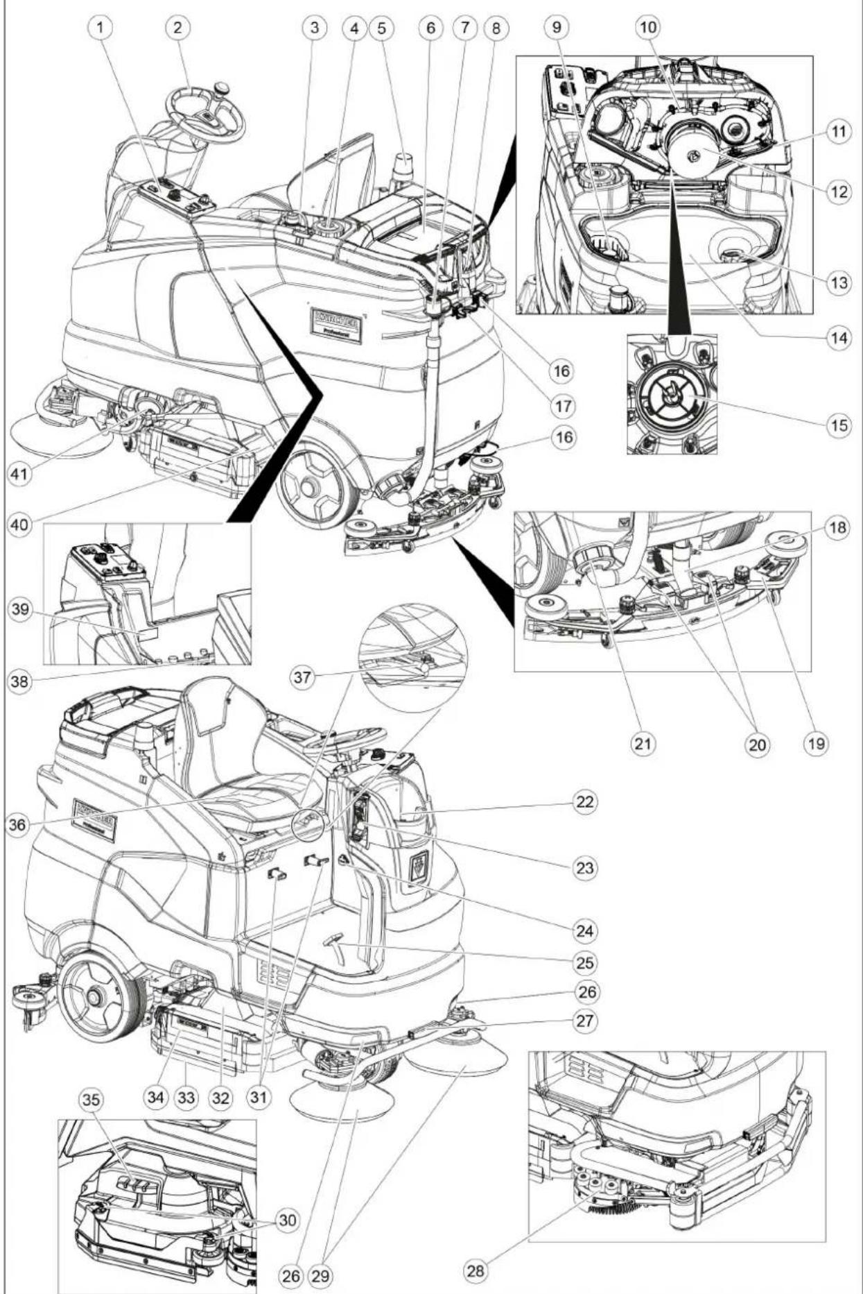 Kärcher B 150 R Bp Pack - 1