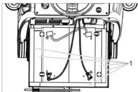 Kärcher B 95 RS Bc Dose - Montar e conectar as baterias - 2