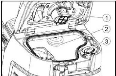 Kärcher B 110 R Bp Pack - Úszó és a bolyhszűrő tisztítása - 1