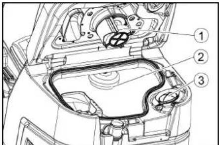 Kärcher B 110 R Bp Pack - 清洁浮子和细滤网 - 1