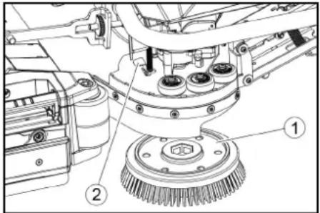 Kärcher B 110 R Bp Pack - Αντικατάσταση βούρτσας πλαϊνής πλύσης-στεγνώματος (επιλογή) - 1