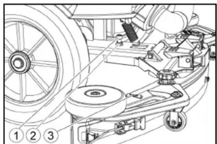 Kärcher B 110 R Bp Pack - Regolazione dell'inclinazione - 1