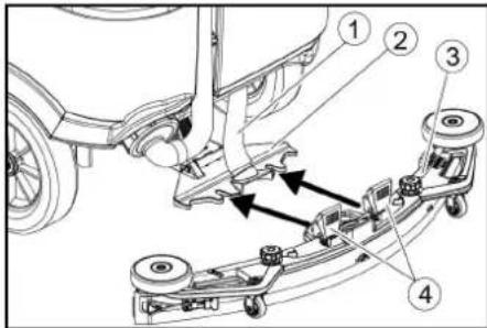 Kärcher B 110 R Bp Pack - Montere sugebom - 1