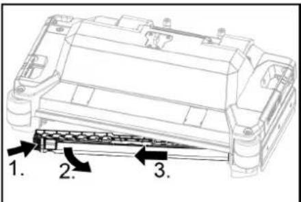 Kärcher B 110 R Bp Pack - Cleaning the water distribution strip - 1
