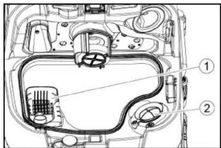 Kärcher B 110 R Bp Pack - Curățarea sitei de impurități grosiere - 1
