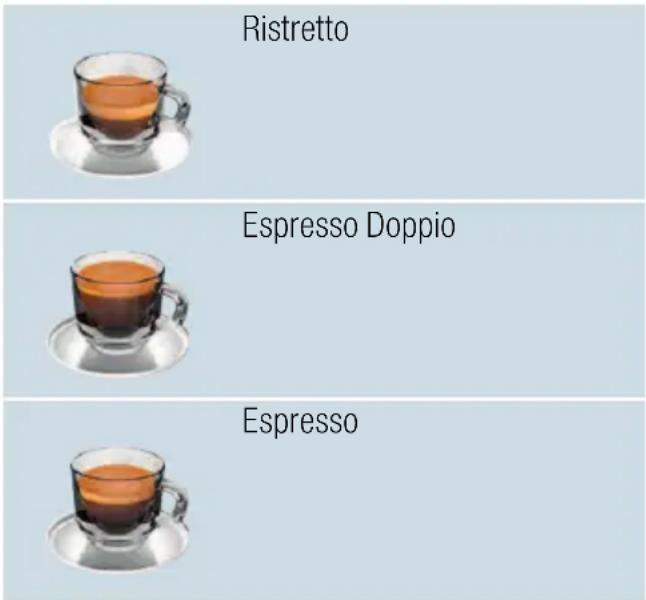 SIEMENS EQ.9 plus connect S500 TI9555X9DE - Selecting a drink - 1