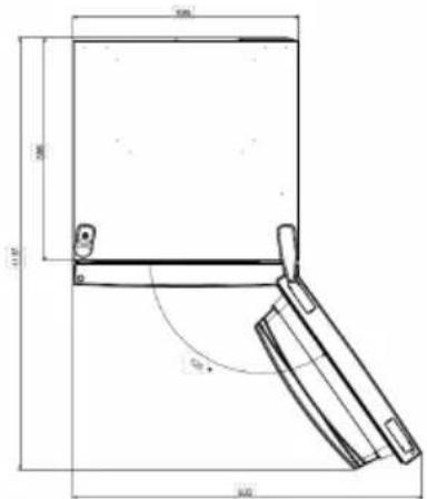 HOOVER HOCE3T618FSK - Espace requis - 1