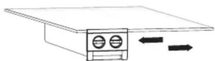 WHIRLPOOL W84TE 72 M 2 - Retrait du bac à glaçons - 1