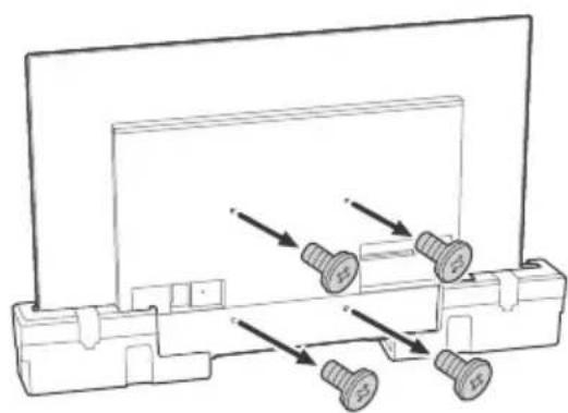 SONY KD65A85 - Montarea TV-ului pe perete din cutie - 2