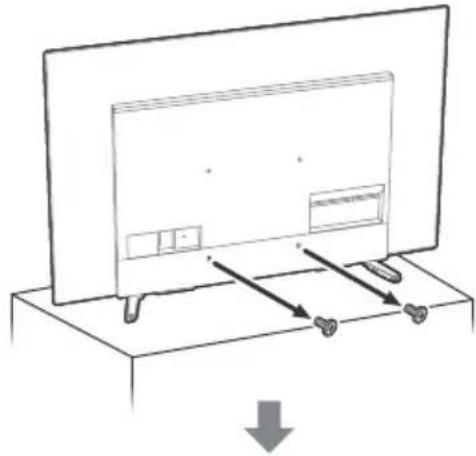SONY KD65A85 - A felborulás megakadályozása - 1