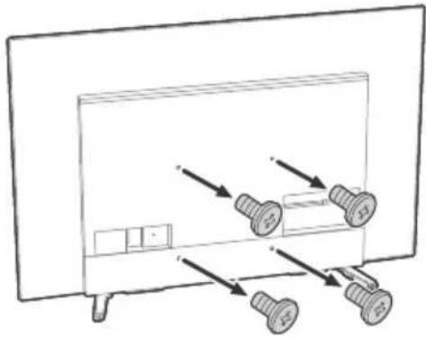 SONY KD65A85 - Installazione del TV a parete dal piedistallo - 1