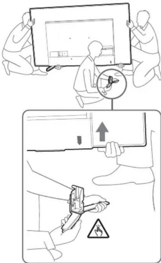 SONY KD65A85 - Odmontovani stolniho stojanu od televizoru - 1