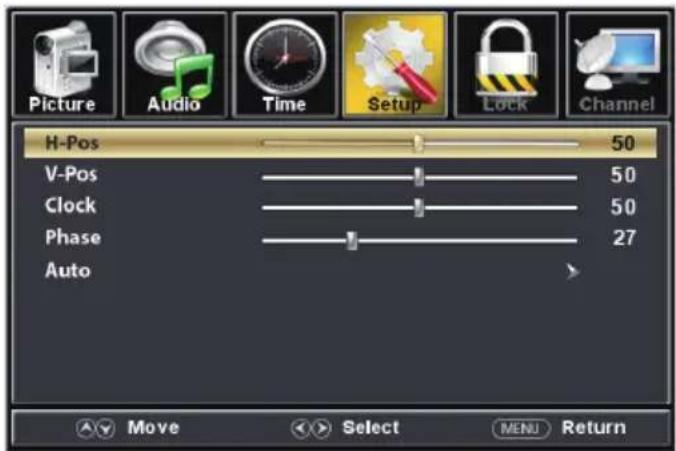 Furrion FDUF65CBR - PC Settings - 2