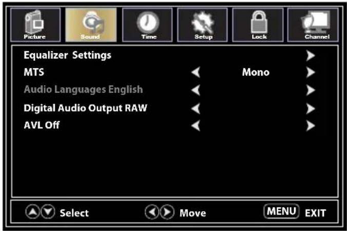 Furrion FEHS39L6A - Sound Menu - 1