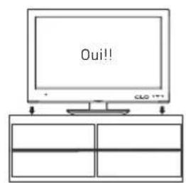 Furrion FEHS39L6A - Avis pour le cabinet TV - 1