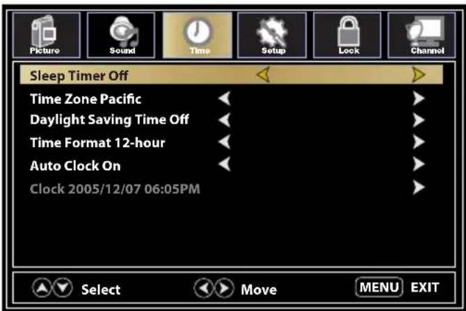 Furrion FEHS39L6A - Time Settings - 1