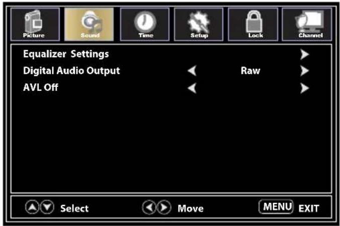 Furrion FEHS39L6A - Sound Menu - 1