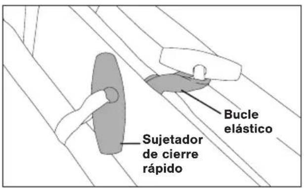 Sujetador de cierre rápido Bucle elástico