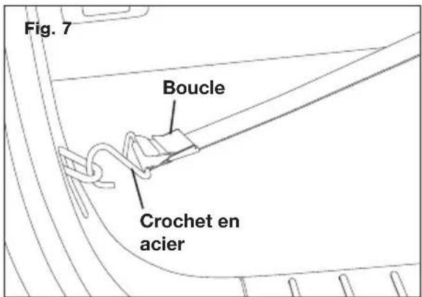 Fig. 7 Boucle Crochet en acier