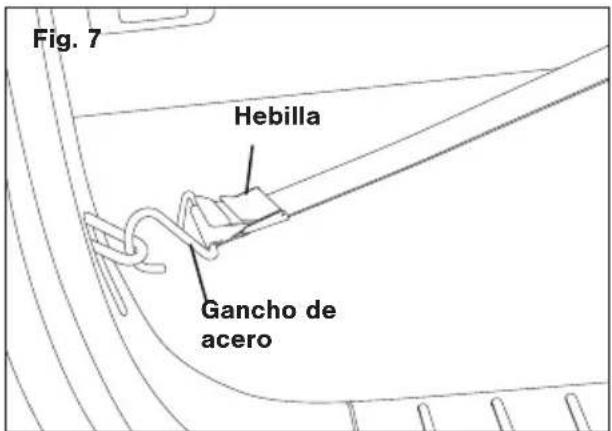 Fig. 7 Hebilla Gancho de acero