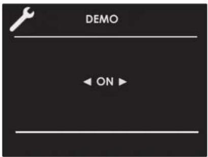 DEMO ← ON ►