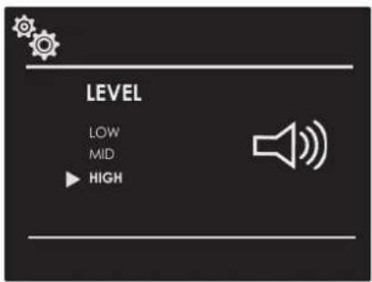 LEVEL LOW MID ▶ HIGH