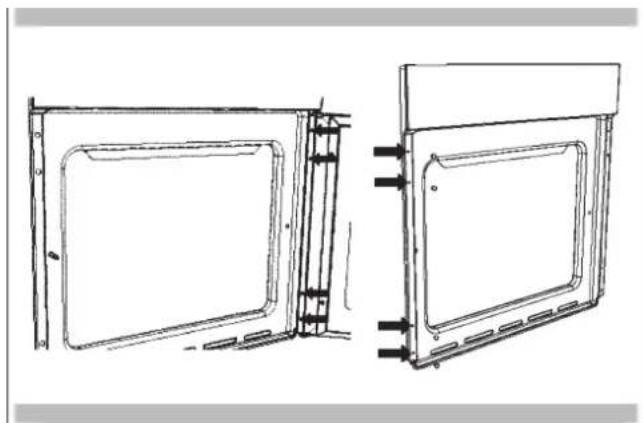 Fulgor Milano FCO 9615 TEM 2F - Extracción de la puerta del horno corredera - 2