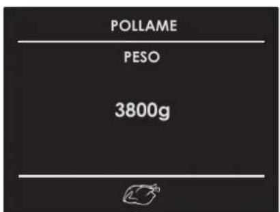 POLLAME PESO 3800g