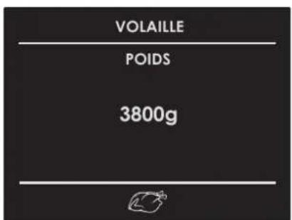 VOLAILLE POIDS 3800g