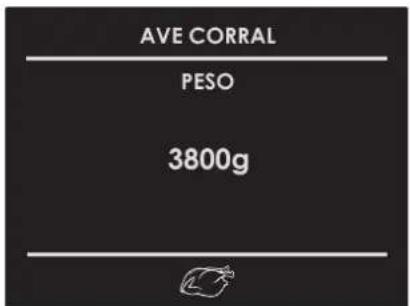 AVE CORRAL PESO 3800g