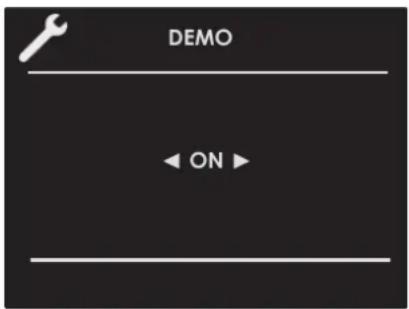 DEMO ← ON ►