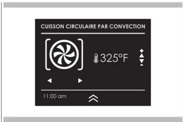 CUISSON CIRCULAIRE PAR CONVECTION 325°F 11:00 am