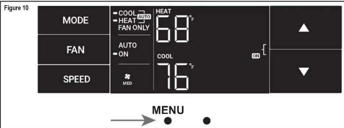 Friedrich KCQ08A10A - Accessing Sub-Menus - 1
