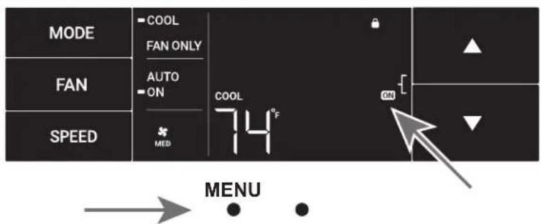 Friedrich KCQ08A10A - The Lock Menu continued - 1