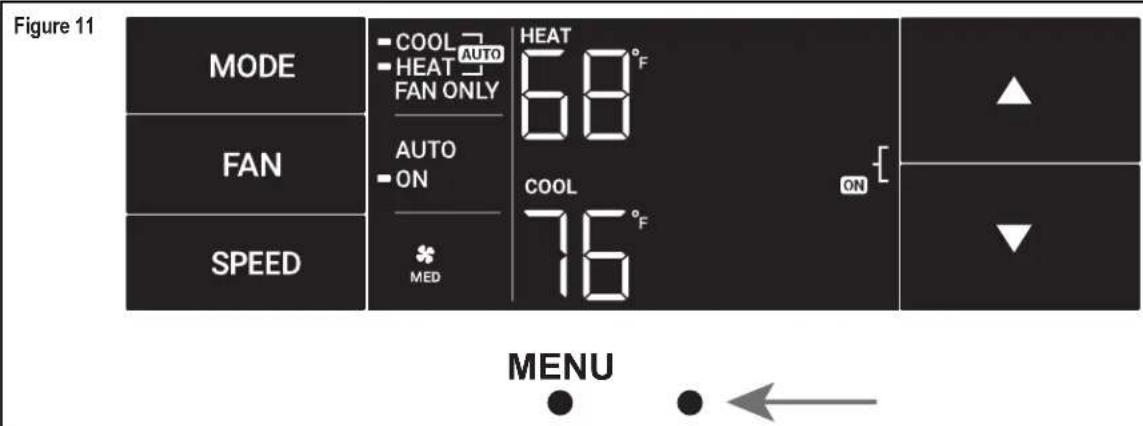 Friedrich KCQ08A10A - Accessing Sub-Menus - 2