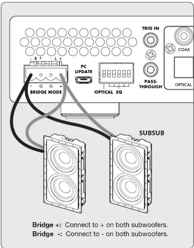 Paradigm X500 - CONNECTING DUAL DEFIANCE CUSTOM IN-WALL SUBWOOFERS - 1