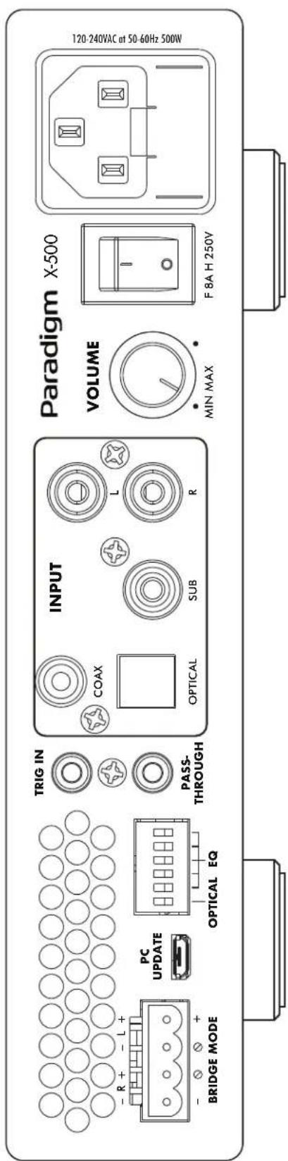Paradigm X500 - CONNEXION DE DEUX SUBWOOFER ENCASTRES DEFIANCE CUSTOM - 1