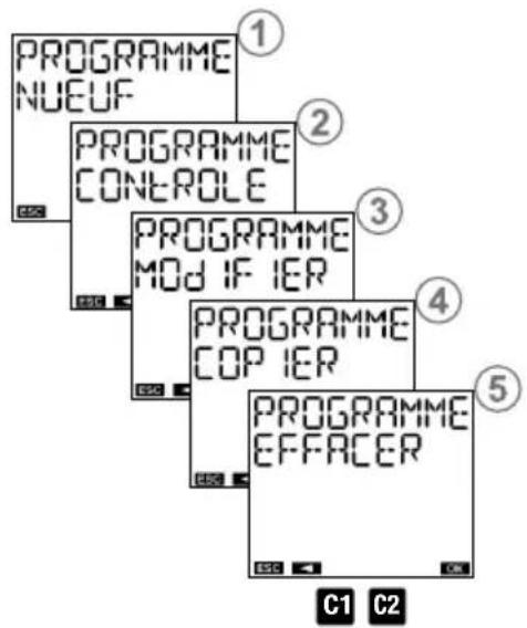 Vemer memo BT2 GPS - MENU programme - 1