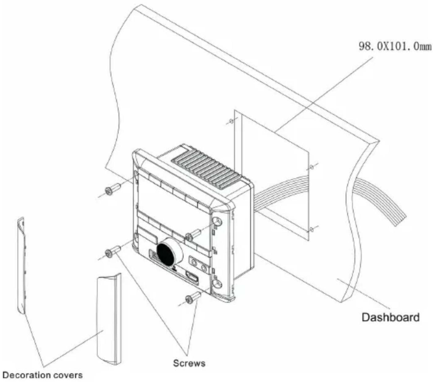 BLAUPUNKT BPA 3022 M - Mounting - 1