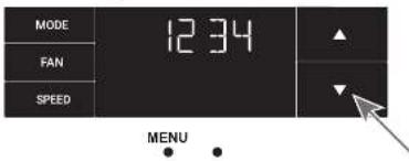 MODE FAN SPEED 12:34 MENU