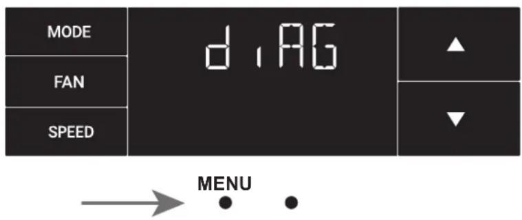 Friedrich KCL28A30A - El menu diAG - 1