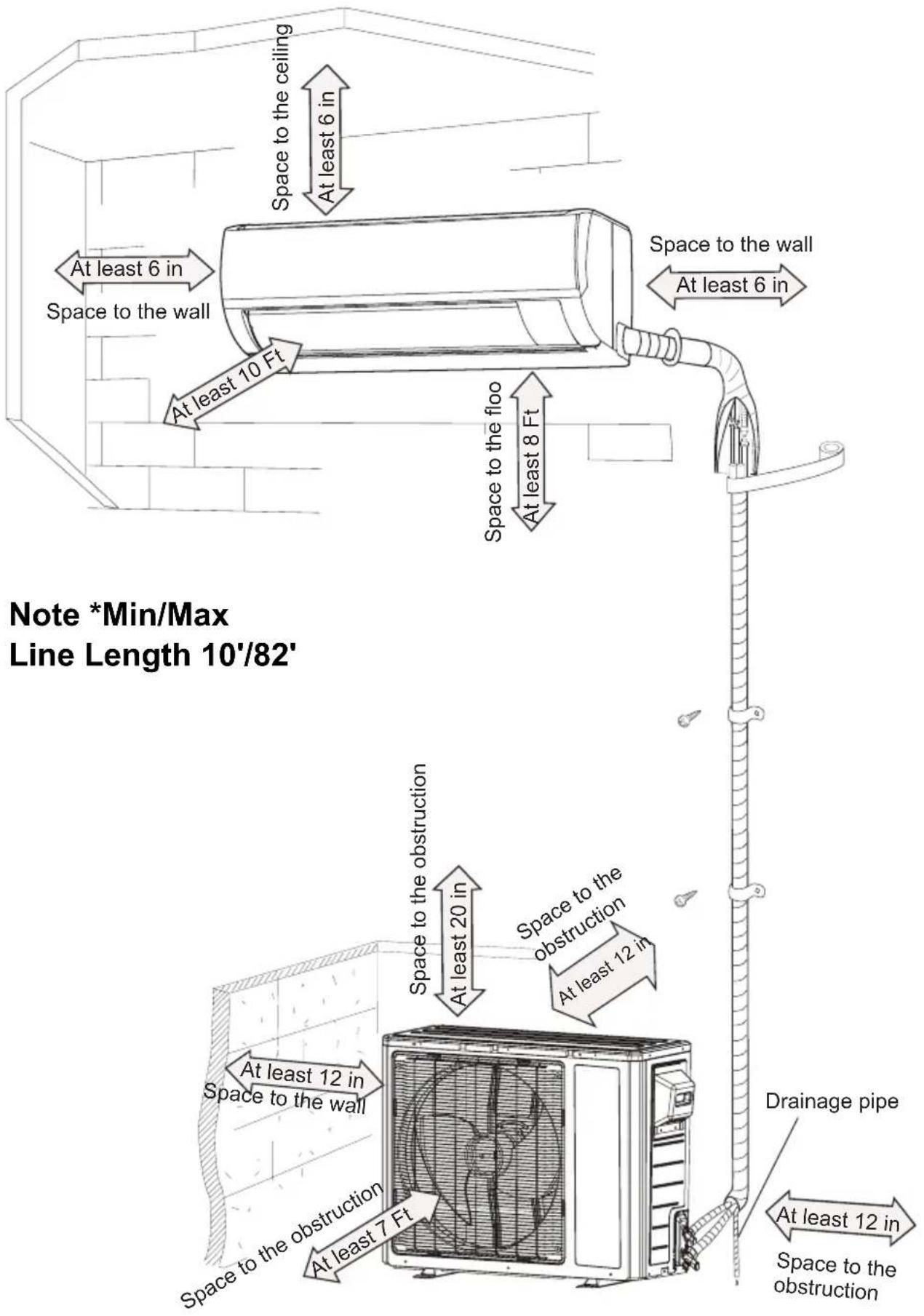 Friedrich FSHSR09A1A - Installation dimension diagram - 1