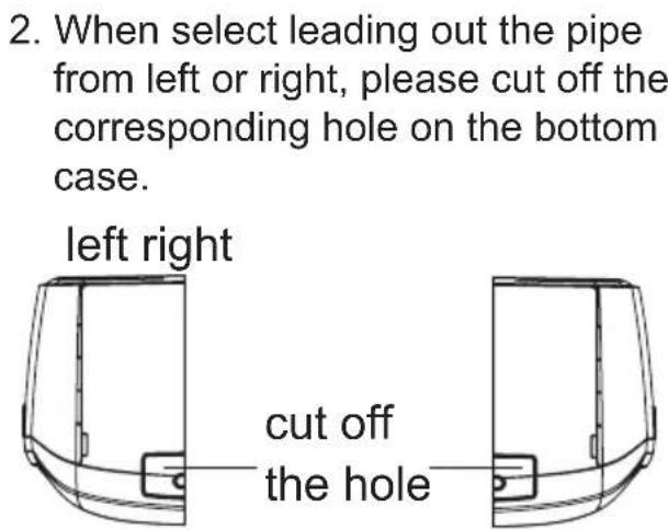 Friedrich FSHSR09A1A - Step four: outlet pipe - 2