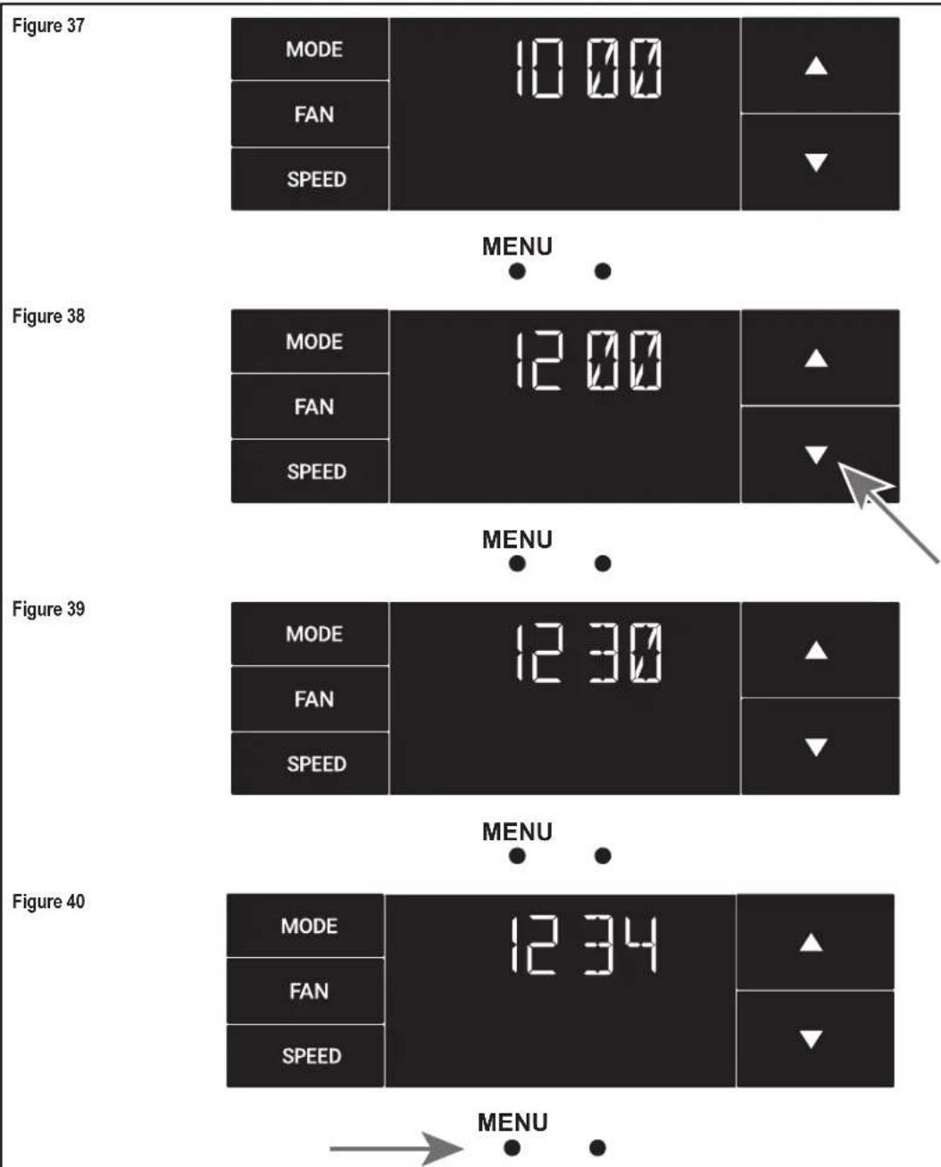 Friedrich KHS12A33A - The Lock Menu continued - 1
