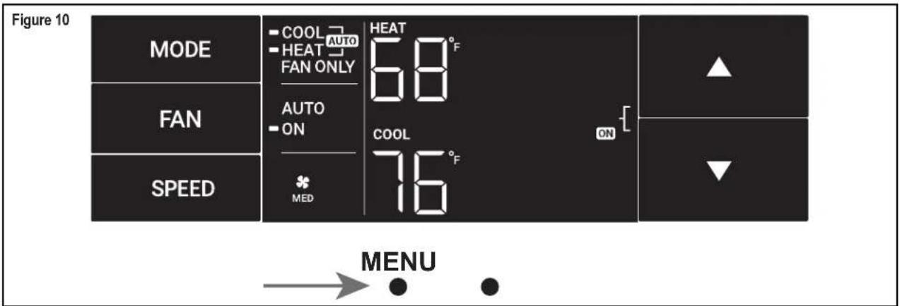 Friedrich KHS12A33A - Accessing Sub-Menus - 1
